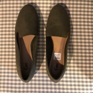 Army green Fioni shoes